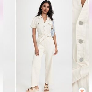 NEW Paige Anessa Puff Sleeve Jumpsuit (0)